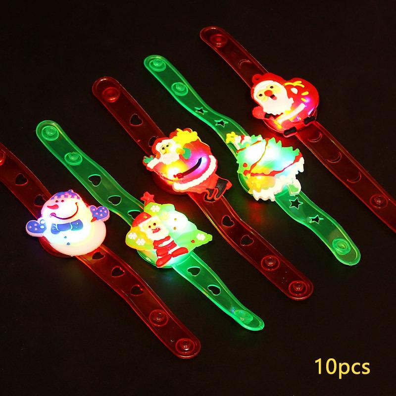 LED Flashing Wristband Cartoon Creative Watch Glowing Bracelet Children's Party Favors Birthday Christmas Gift