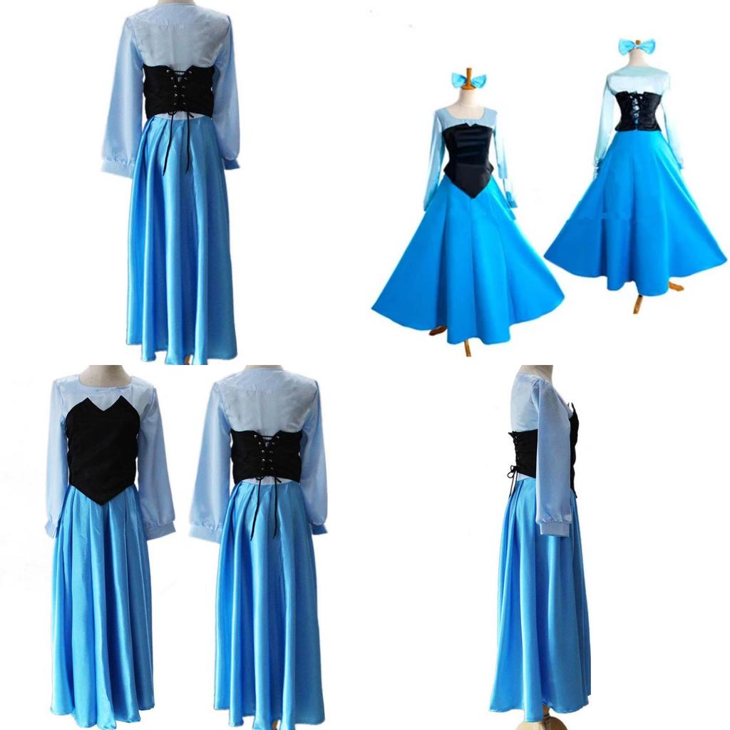 Atemberaubendes Arielle Meerjungfrau Kleid Cosplay Kostüme für Frauen Perfekt für Partys