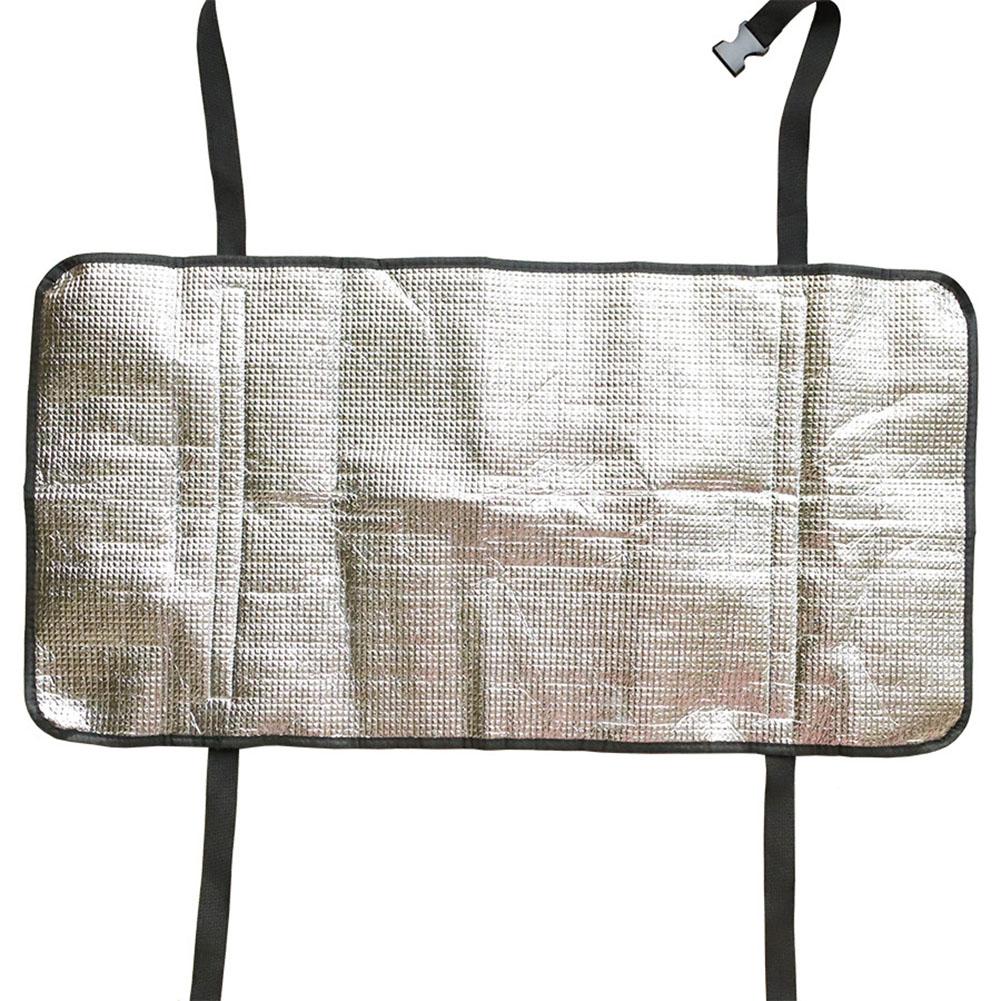 Air Conditioning Cover Outdoor Rainproof Sun-Resistant Aluminum Foil Dust Cover Protective Sleeve With Elastic Band Lifting Loop