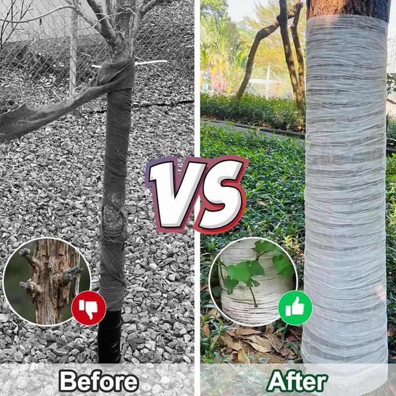 Tree Trunk Wrap Winter-Proof 3In X 197Ft Tree Wrap for Damaged Bark Winter Tree Guards Tree Protectors Weather Resitant for