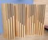 Solid Wood Quadratic Acoustic Diffuser Panel for Studio and AV Room Ceilings