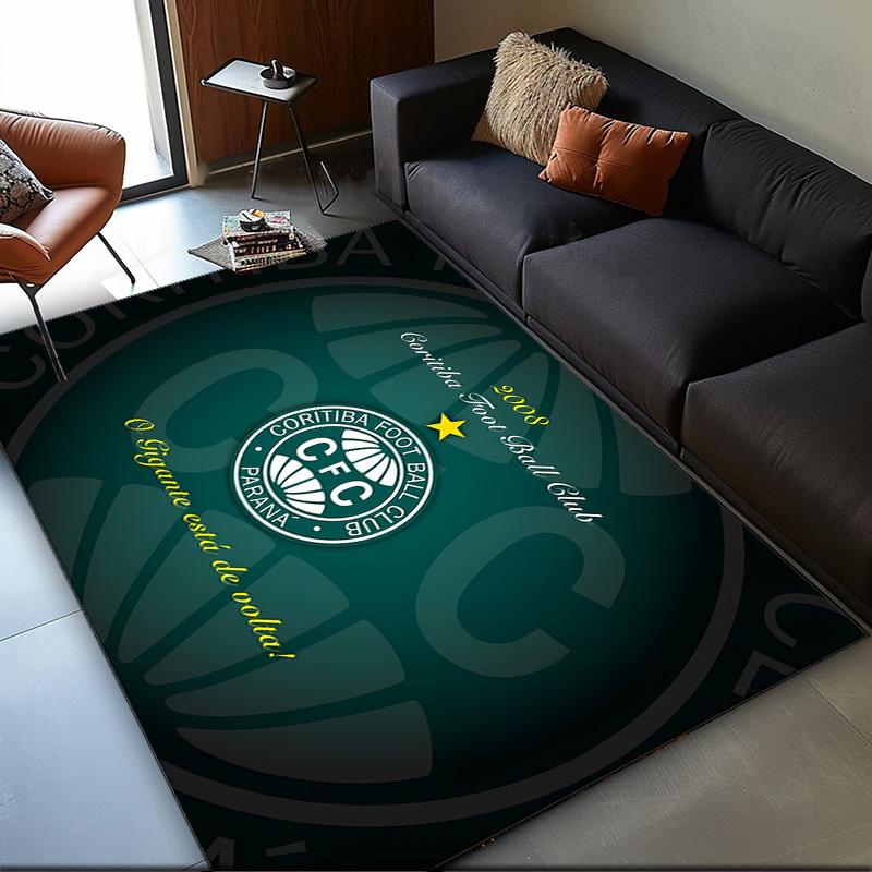 1PC rug Coritiba Football Club Return Carpet, Chair Rug,Area Rug for Office Bedroom living rooms bedroom, Doormat decor Christmas fan gifts