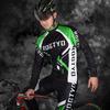 Mens Long Sleeve Cycling Jersey Shorts Set Quick Dry Breathable Mountain Road Bike Apparel