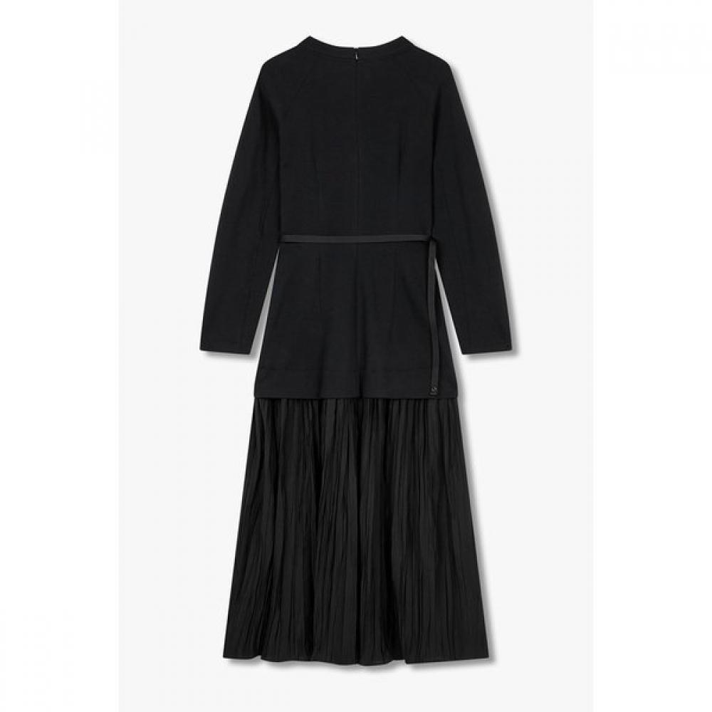 Studio Tomboy Layering Detail Belted Dress  9106141104ar 