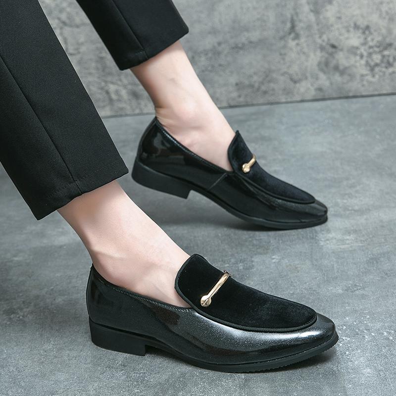 

Мужские замшевые туфли, повседневные тапочки для мужчин, модельные туфли, летние мокасины, винтажная классическая деловая мужская обувь 46