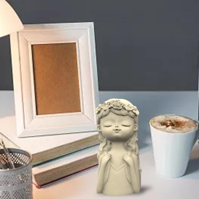 Succulents Flower Pot Resin Silicone Mold Suitable for Diy Garden Concrete Flower Pot Candle Holder Crafts Home Decor