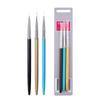 3-teiliges Pinselset für Nail Art Linienmalerei & Blumenmalerei