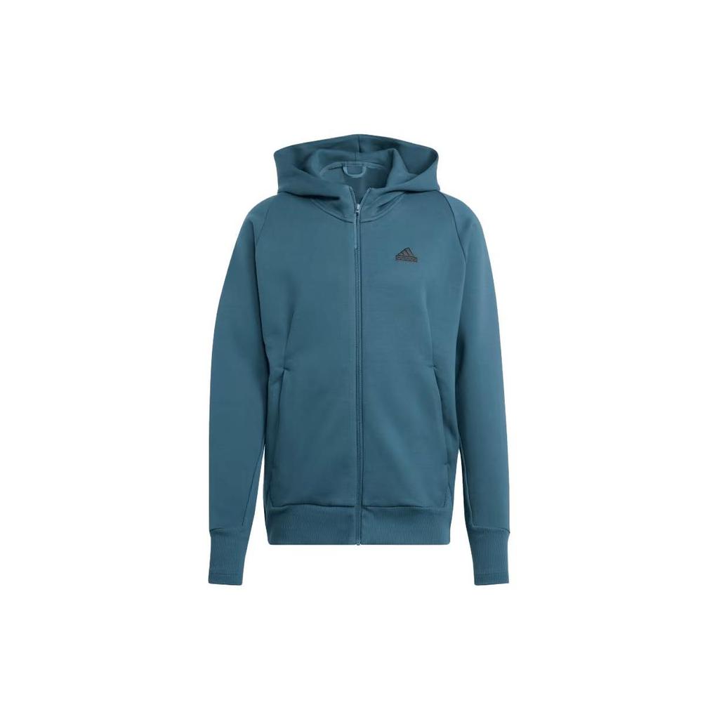 Adidas Z.N.E. Series Full-Zip Hooded Jacket Men Outerwear Lake-Blue IN5087