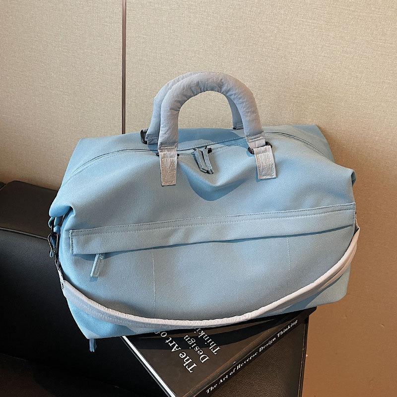 Large capacity short trip bag, female boarding bag, business trip handbag, men's sports fitness bag, travel storage bag