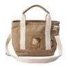 Insulated Tote Canvas Lunch Shoulder Moomin 6078 Ancestor 2-Way Bag, Bag, Bag, Bag, MC52. Brown,