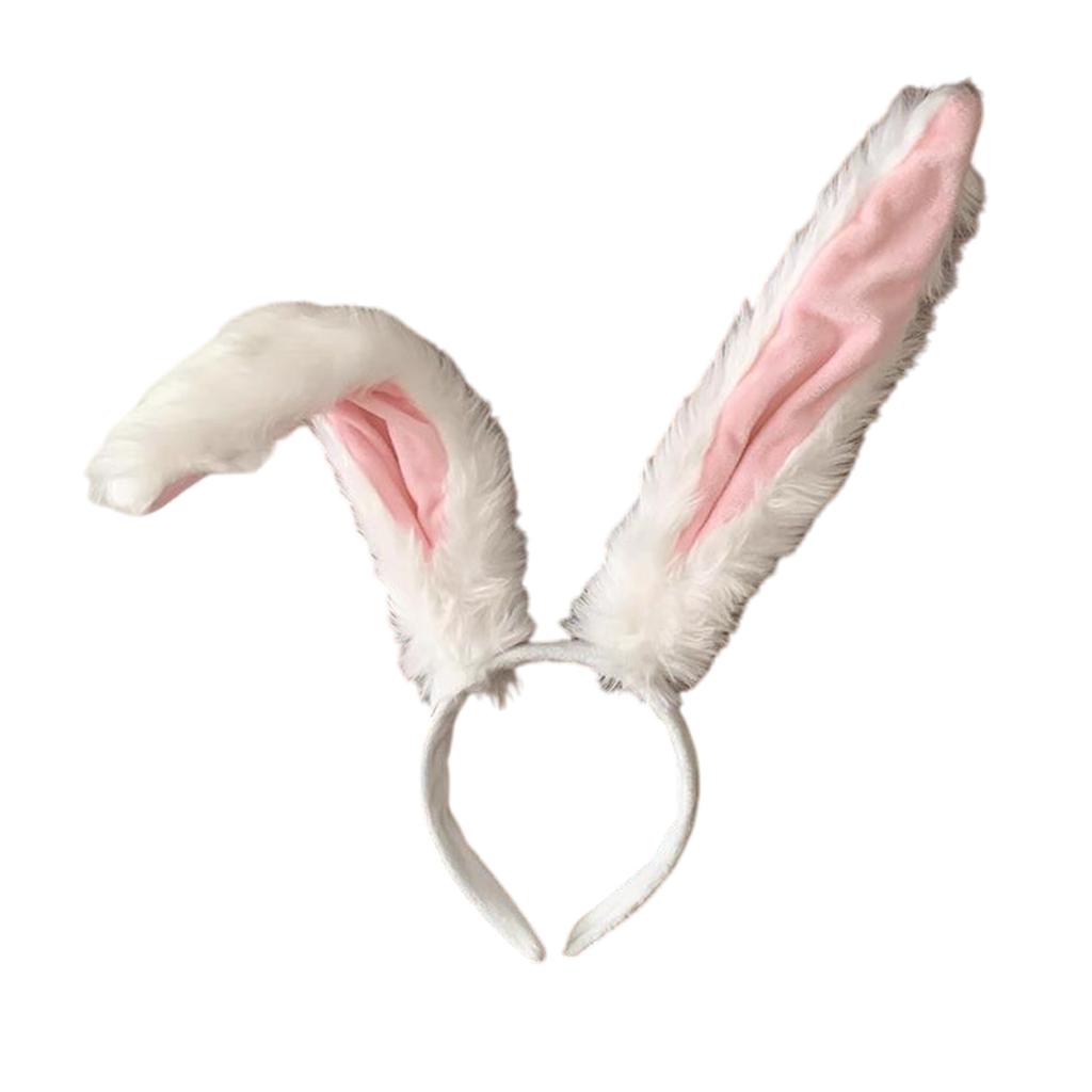 Rabbits Ears Hairband Photo Props Easter Hair Hoop Headband Party Headpiece Fun Headbands for Music Festival