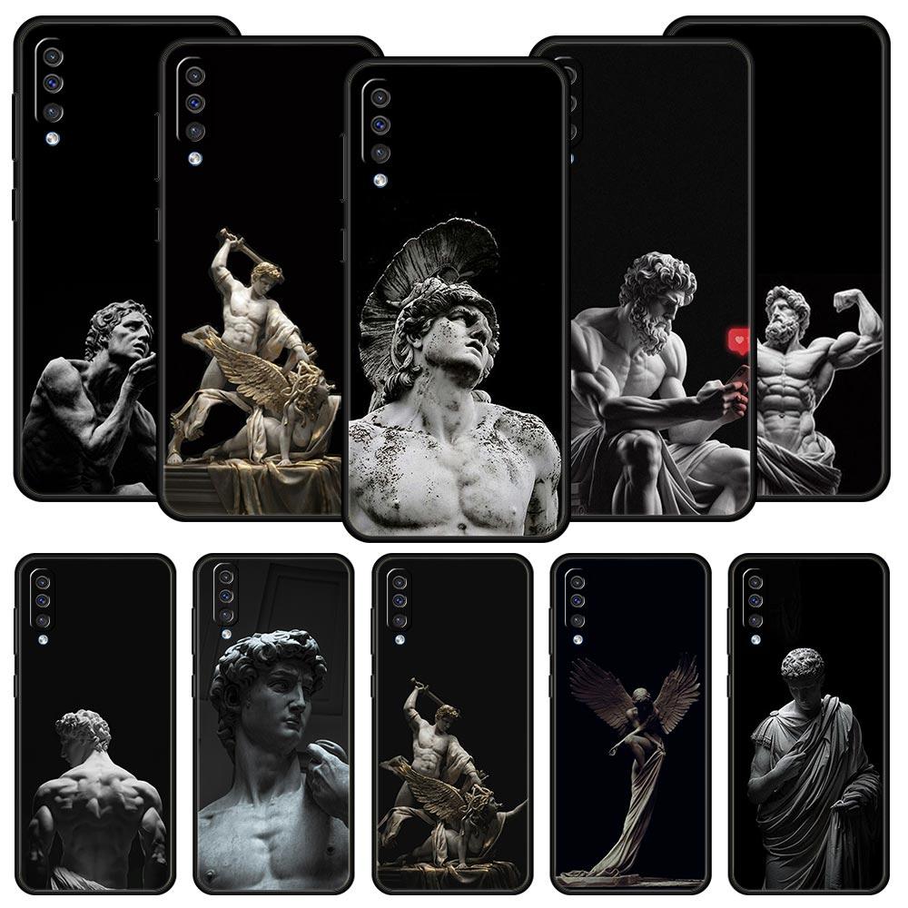 Ancient greek sculpture Case For Samsung A26 A36 A56 A54 A52 A50 A70 A40 A12 A14 A16 A22 A24 A42 A34 A32 5G A04s A06 5G Cover