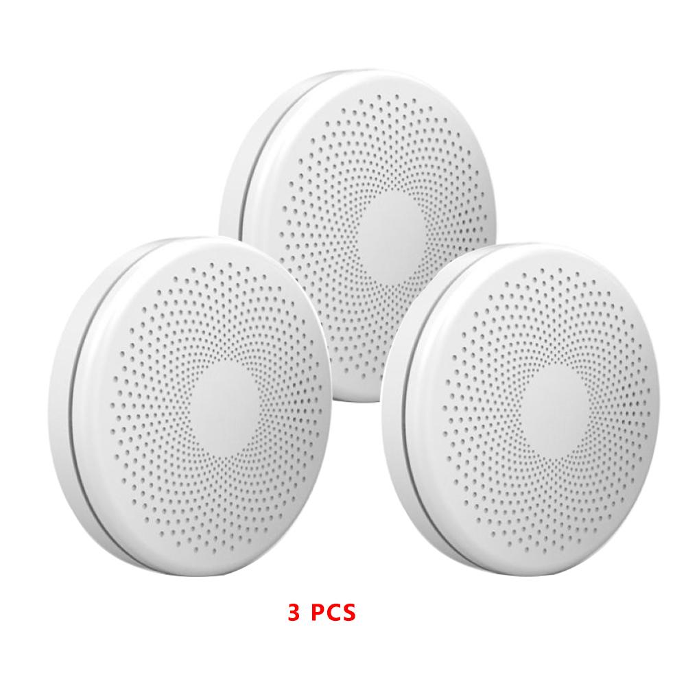 New 2in1 Version WiFi Tuya Smart Co & Smoke Detector Alarm Carbon Monoxide Parlor Room Kitchen Shop Fire PIR Sound Sensor Alert