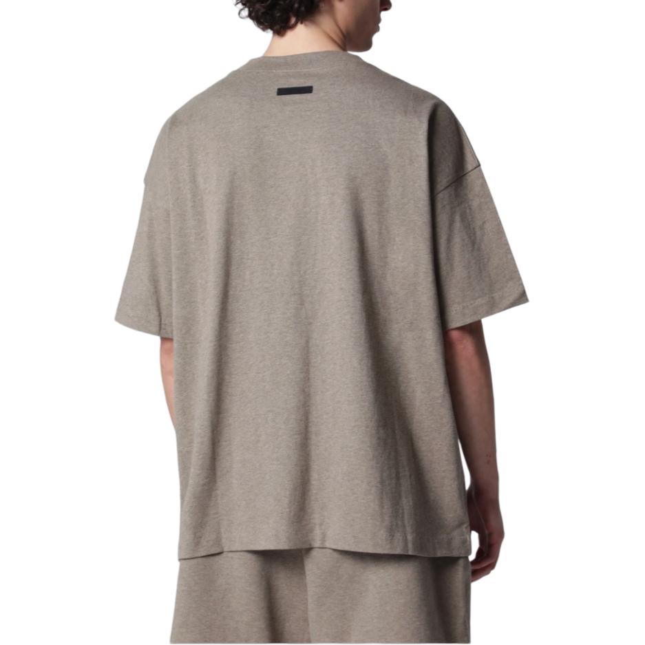 Fear of God Essentials T-shirt Classica Homestead Heather Unisex Top Beige 125AS264172F