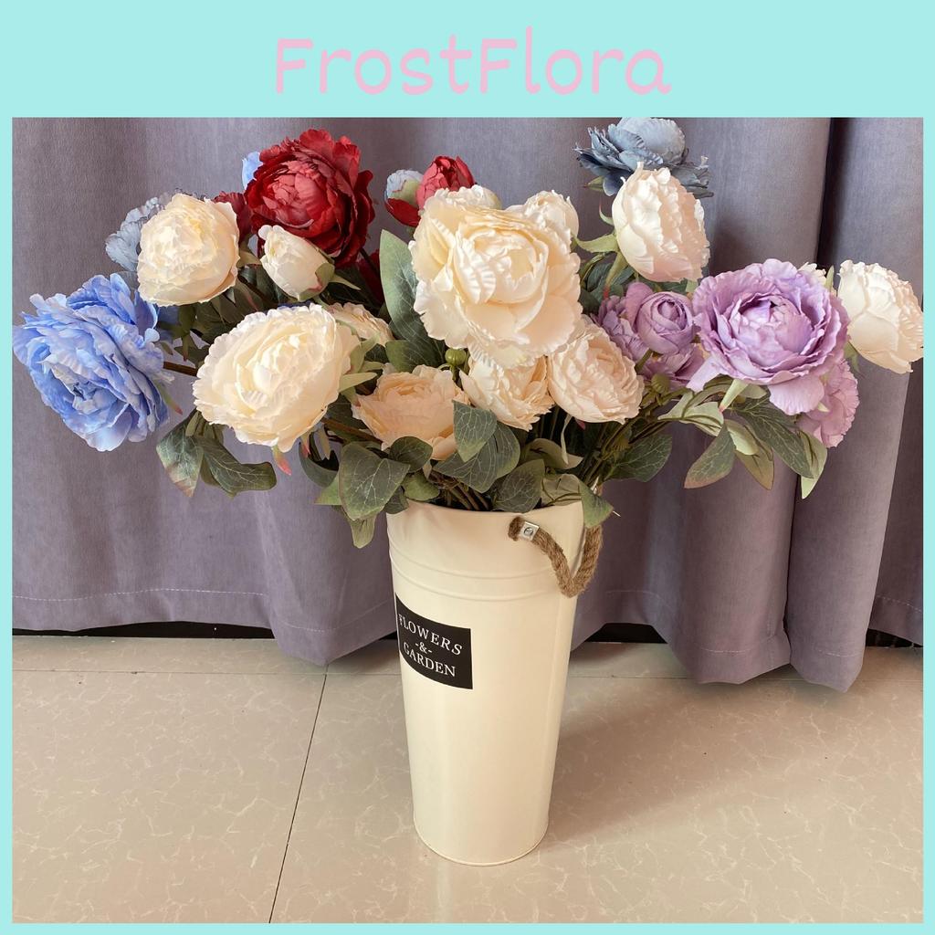 Peony Wedding Silk Aisle Decor Artificial Flowers For Home Photography Props