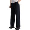 Fila Fashion Simple Versatile Knitted Straight Leg Casual Pants Women Bottoms Deep-Black A11W511612FBK