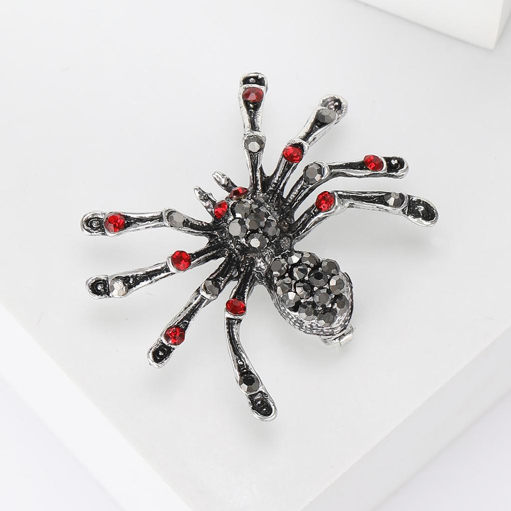 Wind Diamond Spider Animal Brooch, Fashionable Personalized Coat, Suit And Clothing Accessories Factory