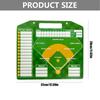 Portable Baseball Coaching Board Baseball Strategy Clipboard Double Sided Baseball Lineups Board Coaching Accessories