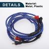 TUCKBOLD Car Audio Amplifier Wiring 2.8m 9.19ft Compatible | Full Audio Amplifier Wiring Blue 1pcs