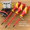 High Voltage Insulation Screwdriver, Phillips Screwdriver Electrician Screwdriver