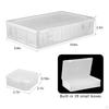 Small Bead Storage Organizer Box Mini Carry Case Empty with Lid Transparent Container for Fishing