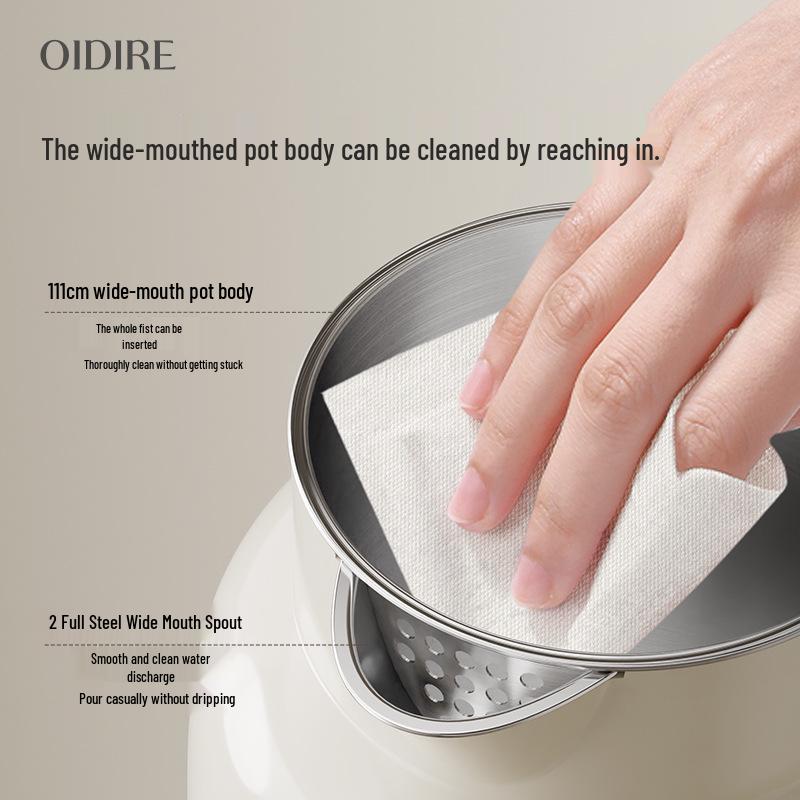OIDIRE Smart Electric Kettle: 316 Stainless Steel, Thermostatic, Automatic Heat Preservation, Ideal for Brewing.