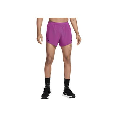 Aeroswift Solid Color Logo Print Breathable Sports Loose Fit Drawstring Casual Shorts Men Shorts Hot-Purple FN3352-518