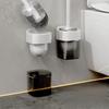 Groove Design Toilet Brush Punch-Free Wall Mount Brush Practical Cleaning Brush  Bathroom Cleaning