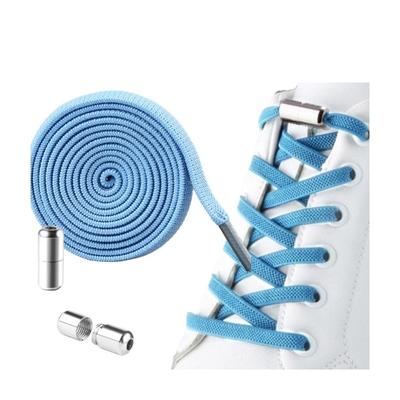 Elastic Shoelaces Without Tying 2 Pieces Blue Elastic