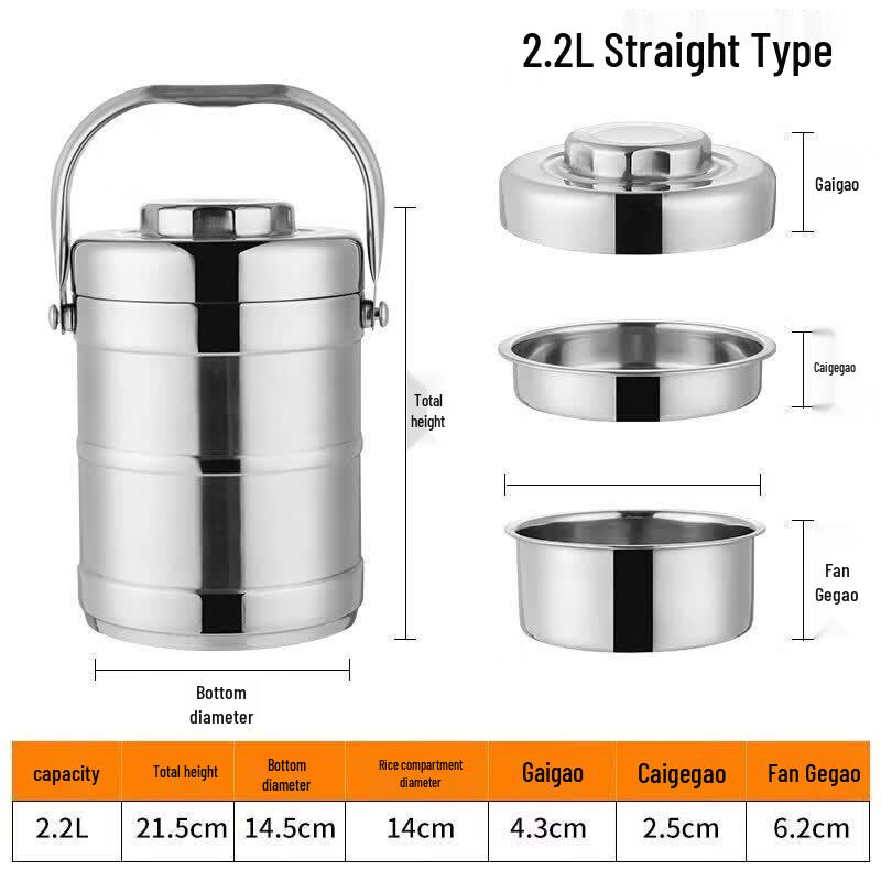 Stainless Steel Vacuum Insulated Lunch Pail