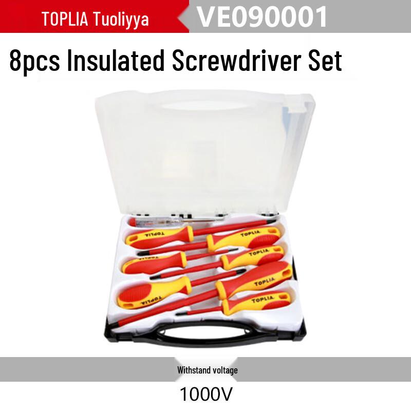 TOPLIA VDE 1000V Insulated Screwdriver Set