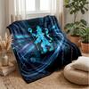 Chelsea FC Theme Blanket Soft Flannel Blanket Plush Throw Blanket Cozy Sofa Bed Blanket for Home Decor