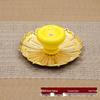 Ceramic Backflow Incense Burner & Holder: Japanese Ornament for Buddha Incense Sticks & Lotus Coil.