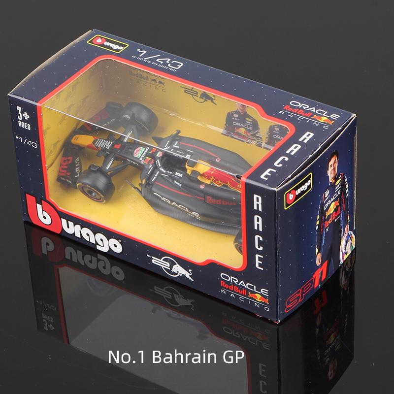 Bburago 1:43 Verstappen F1 Model Samochodu ze Stopu Red Bull Racing Rb16B Rb19 Rb20 Rb21 Statyczna Zabawka Diecast