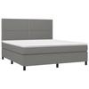 VidaXL Sommier à Lattes de Lit avec Matelas et LED, Lit Rembourré, Lit Double, Lit Adulte de Chambre à Coucher Intérieur, 3134806