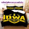 Rugby logoPattern Bedding Quilt Set Quilt Cover Pillowcase Home Decoration Birthday Gift (1 * duvet cover + 2 * pillowcase, without core)
