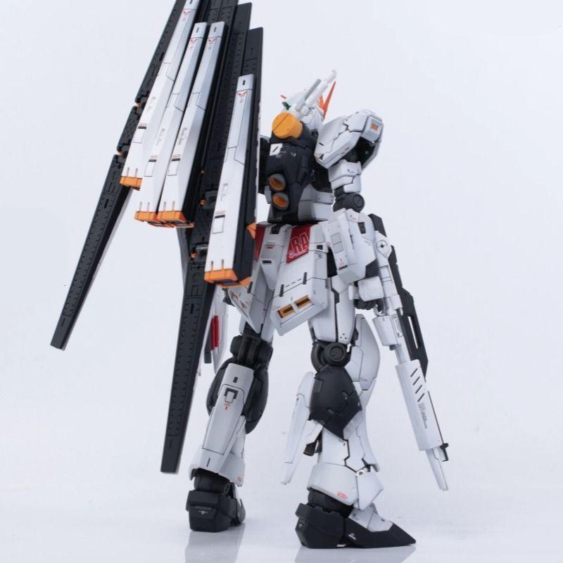 In Stock Rg 1/144 V Nu Assembly Model Kit Action Figures With Funnels And Water Decals Stand Desktop Boy Toys