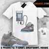 Tee Shirt Matching AJ 5 Wolf Grey 2026 Match Sneaker Sneakerhead Therapy T-Shirt