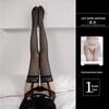 Women's Transparent Lace Trim Garter Stockings - Sexy, Tempting Hollow Out Design