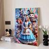 Disney 5D DIY Diamond Painting Alice in Wonderland Group Portrait Illustration Embroidered Mosaic Cross Stitch Home Decor Gifts Crafts