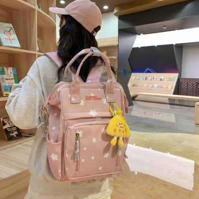 School Bag Female Korean Version Ins Style Campus Small Fresh Versatile Casual Large Capacity Student School Bag Cute Backpack Bag