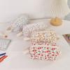 Multifunctional Gardenia Pen Bag Handheld Portable Pencil Case Makeup Bag Home&Travel