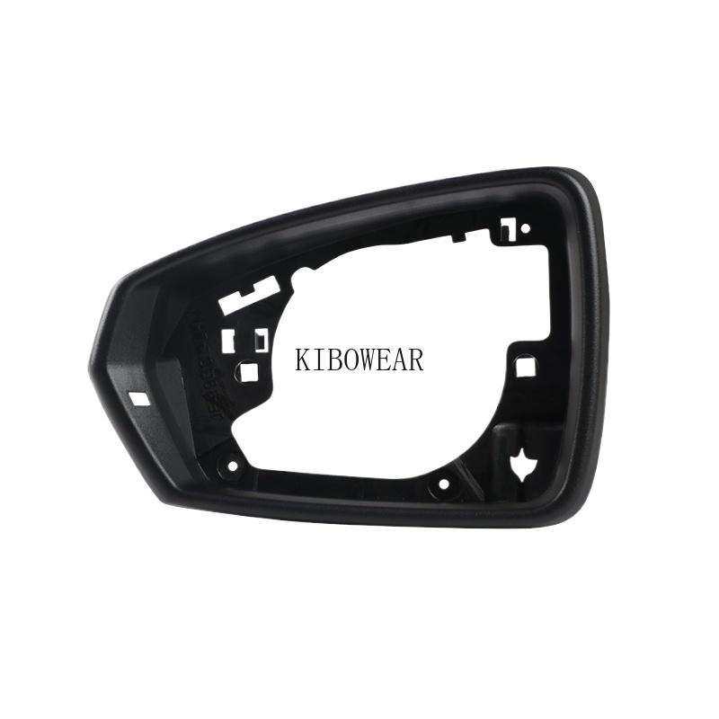 Side Mirror Glass Trim Cover Frame For VW Polo Mk6 VI AW1 BZ1 LHD 2018-2024 Rearview Auto Door Wing Plus Cap Holder Housing