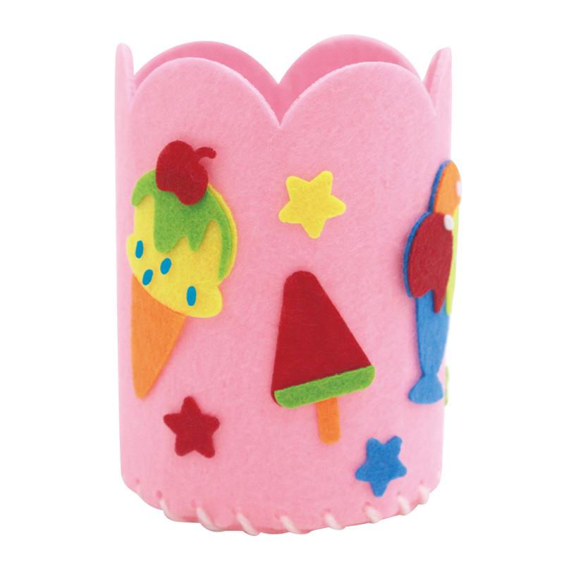 Children's DIY Hand-sewn Fabric Pen Holder Kit