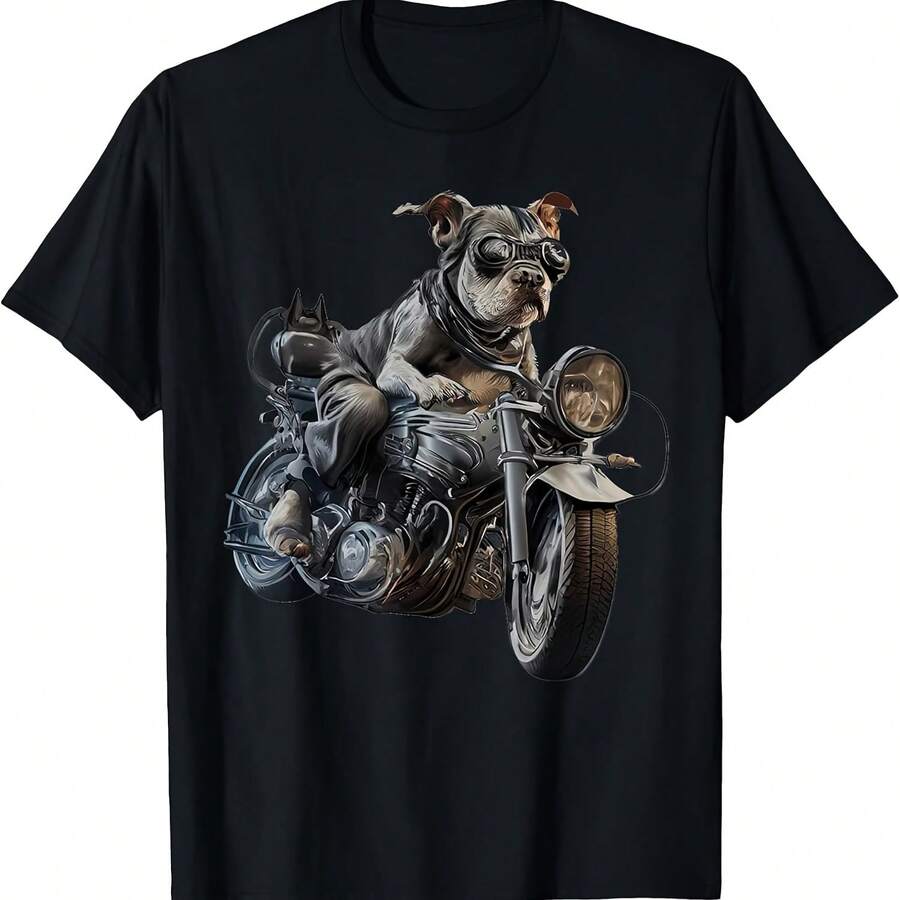 Camiseta Gráfica Engraç Masculina Feminina Masculina Masculina Feminina Masculina Feminina Motociclista S