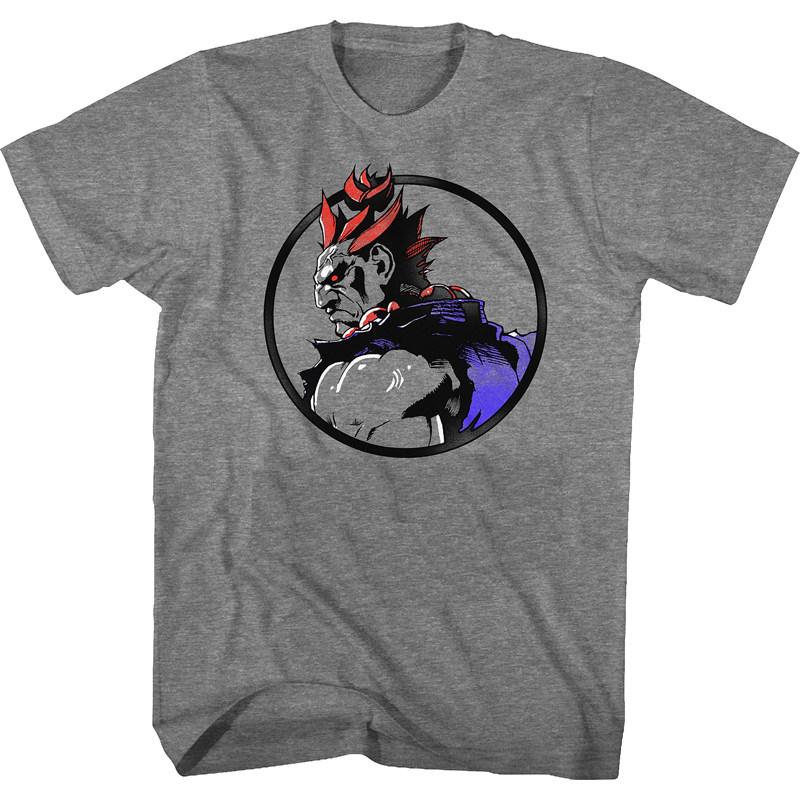 Fit Street Fighter Retro Classic Japanese Arcade Print 80s Heavyweight Cotton TShirt