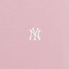 New MLB New York Yankees Basic Collection SS25 T Shirt Unisex Heather Gray Pink 3ATSB6153-50PKM