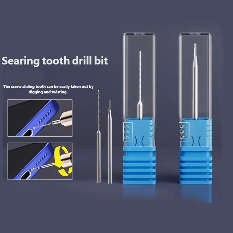 Screw Extractor Alloy Steel Drill Bit For Removing Stripped Phone Screws With Precisions Cutting And Antislip Design