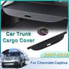 For Chevrolet Captiva MK1 2007-2018 Car Trunk Cargo Cover Luggage Tray Storage Security Shield Privacy Partition Mat Accessories