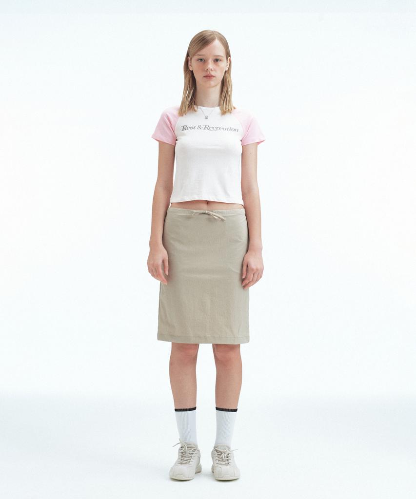 REST&RECREATION Raglan Half Sleeve Top - Pink